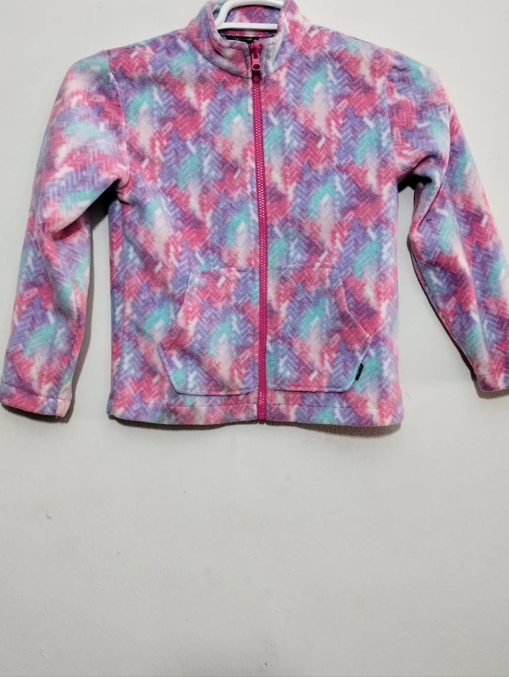 Eddie Bauer Youth Lone Peak 3-in-1 Jacket in magenta and blue